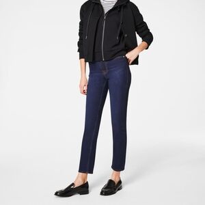 SPANX Women's Navy Slim Straight Jeans